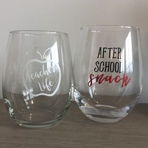 Teacher Wine Glasses